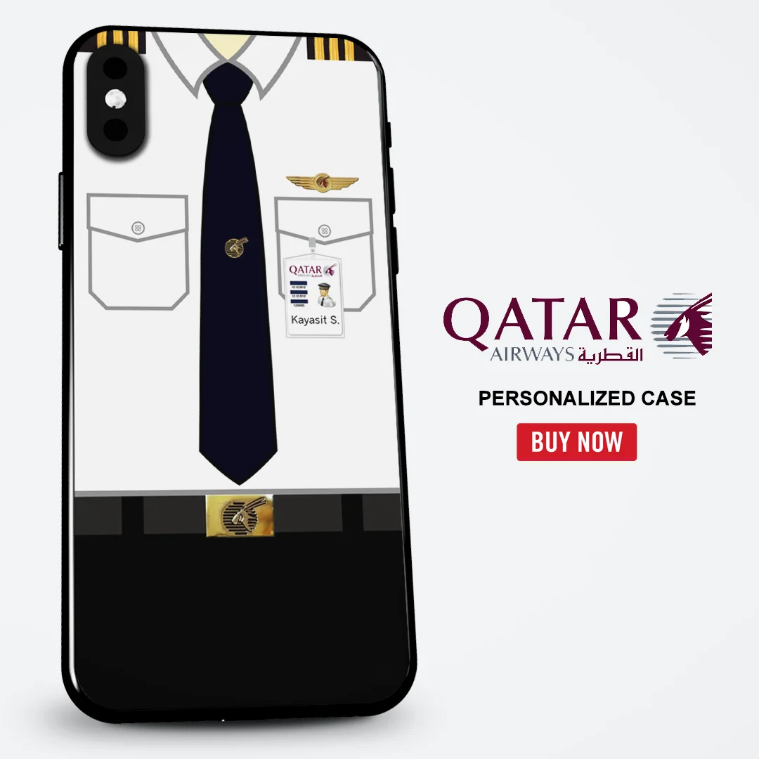 Qatar Airways Pilot Phone Case