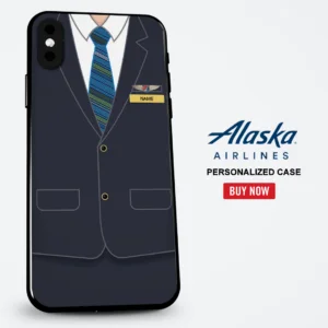 Alaska Airlines Male Cabin Crew Phone Case