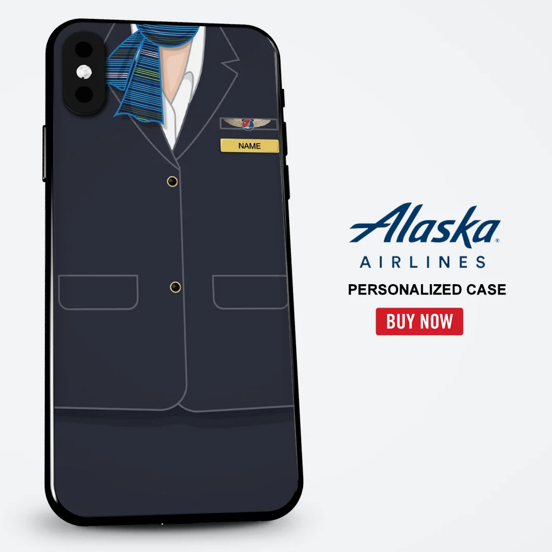 Alaska Airlines Female Cabin Crew Phone Case