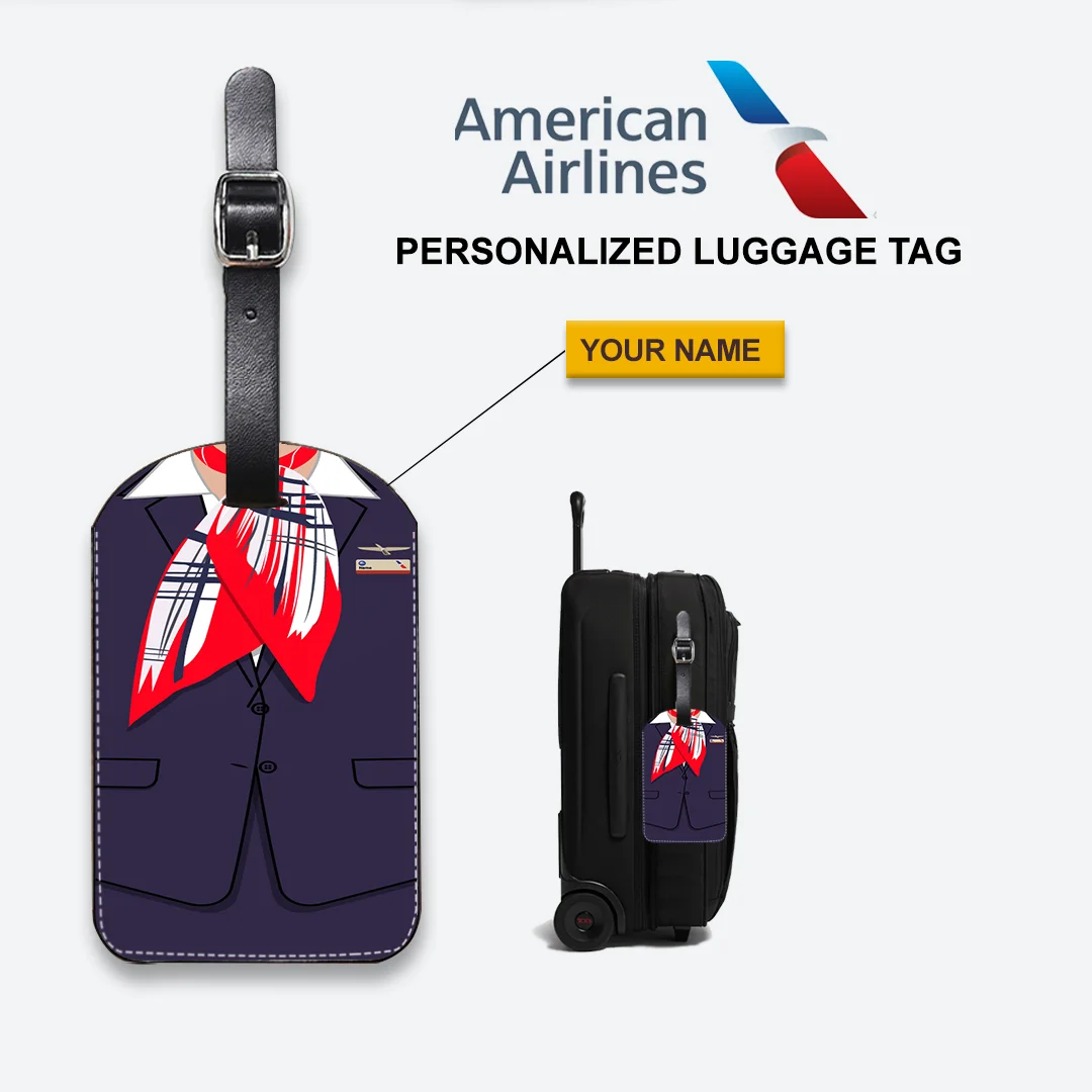 American airlines crew luggage tags online