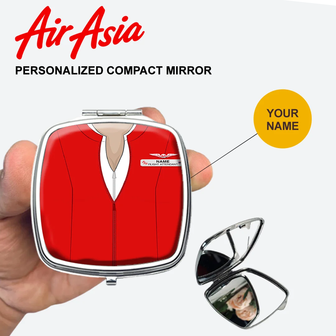 AirAsia  Cabin Crew Compact Mirror