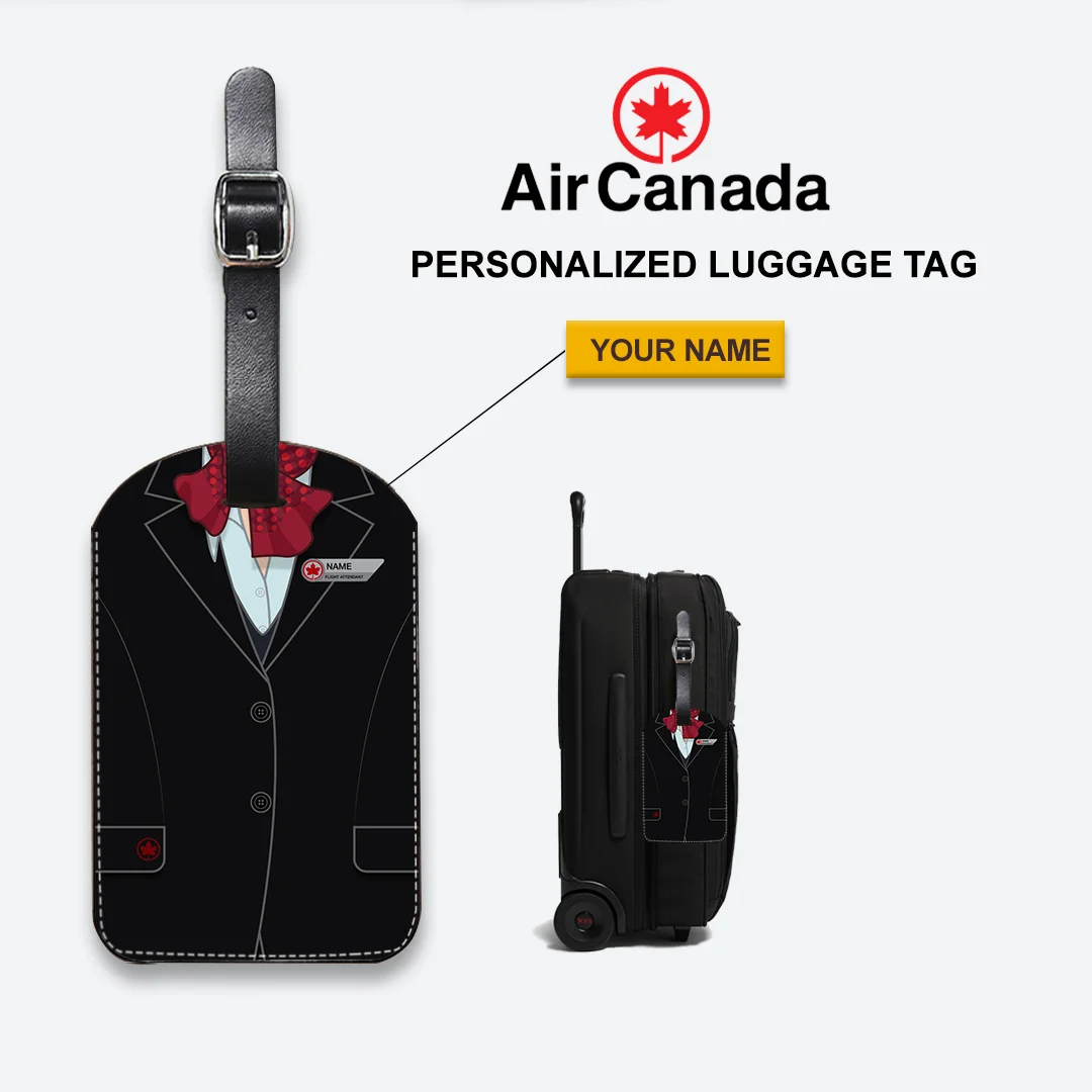 Air Canada Female Red Cabin Crew Luggage Tag