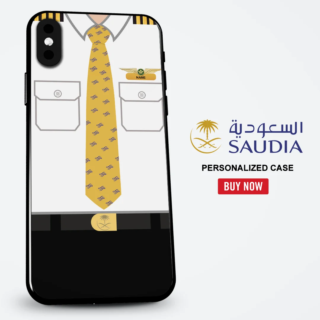 Saudia Pilot Cabin Uniform Phone Case