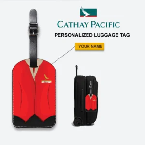 Cathay Pacific Female Red Cabin Crew Luggage Tag