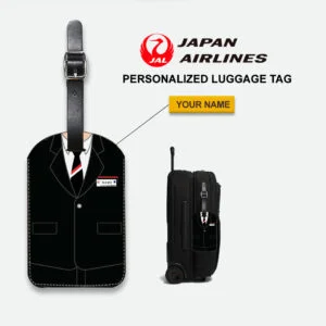 Japan Airlines Steward Cabin Crew Luggage Tag