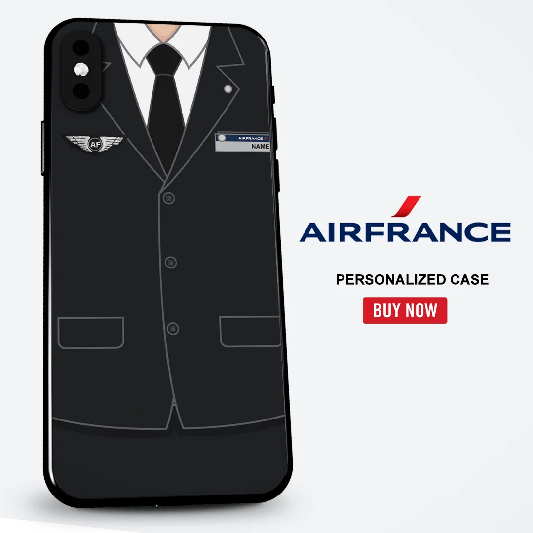 Air France Male Cabin Crew Uniform Phone Case