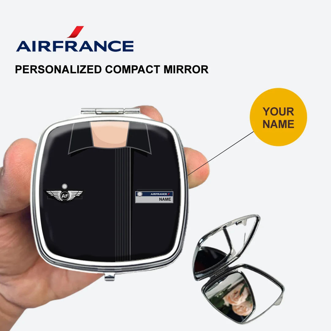Air France Female Cabin Crew Compact Mirror