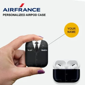 Air France Male Cabin Crew Airpods Case