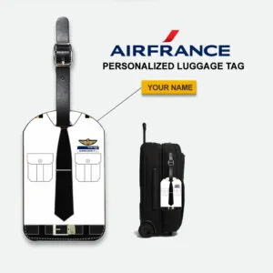 Air France Pilot Cabin Crew Luggage Tag