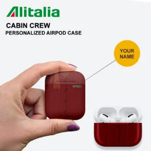 Alitalia Female Cabin Crew Airpods Case