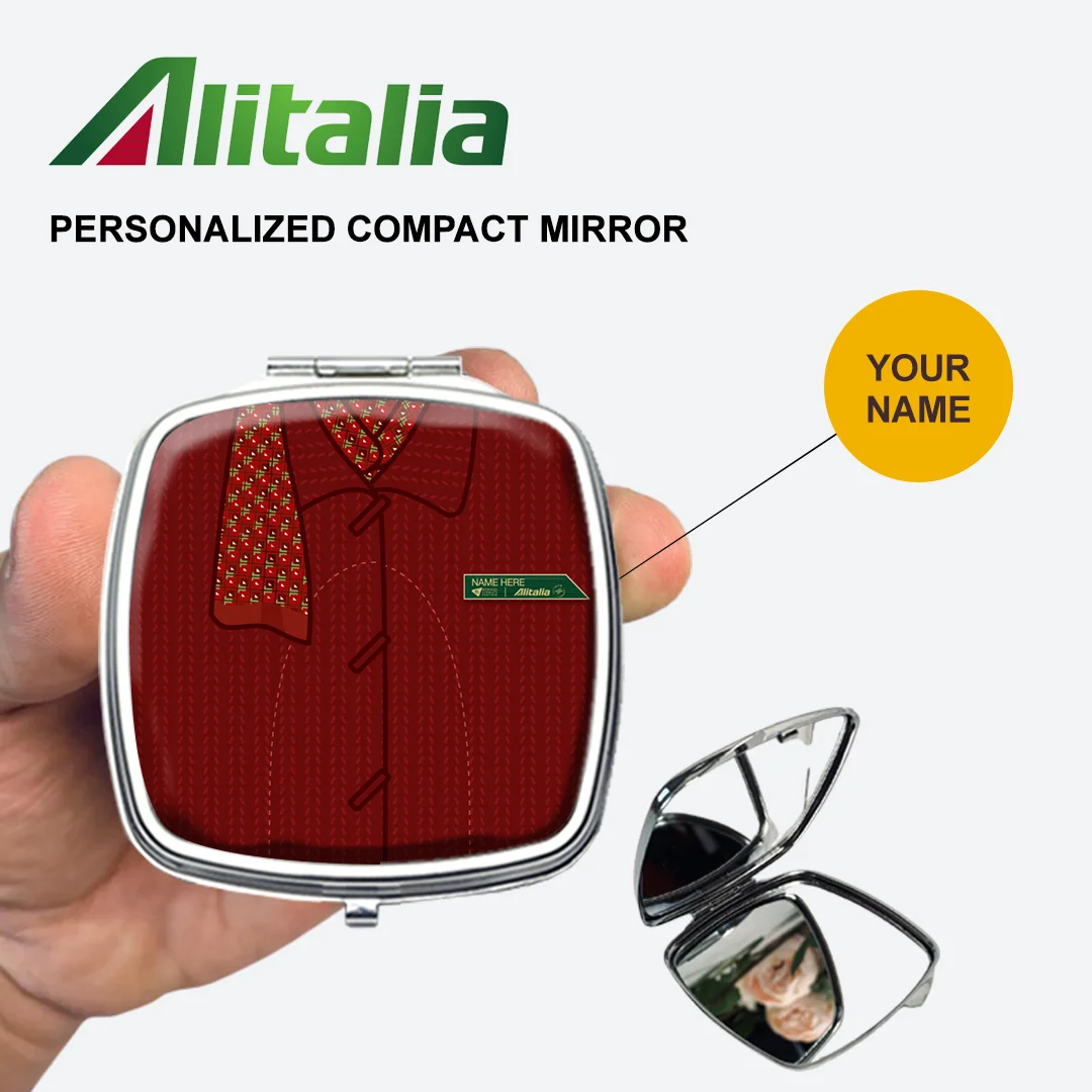 Alitalia Female Cabin Crew Compact Mirror