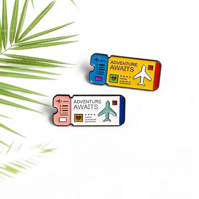 Flight Attendant Flight Ticket Pins - Image 4