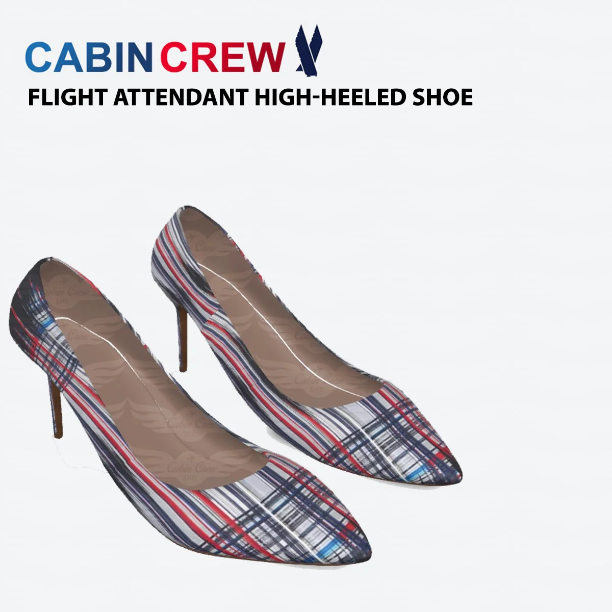American Airlines Flight Attendant Women's High-heeled Shoes | 10cm Heel