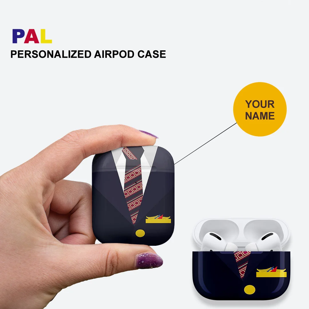 Philippine Airlines Male Cabin Crew Airpods Case