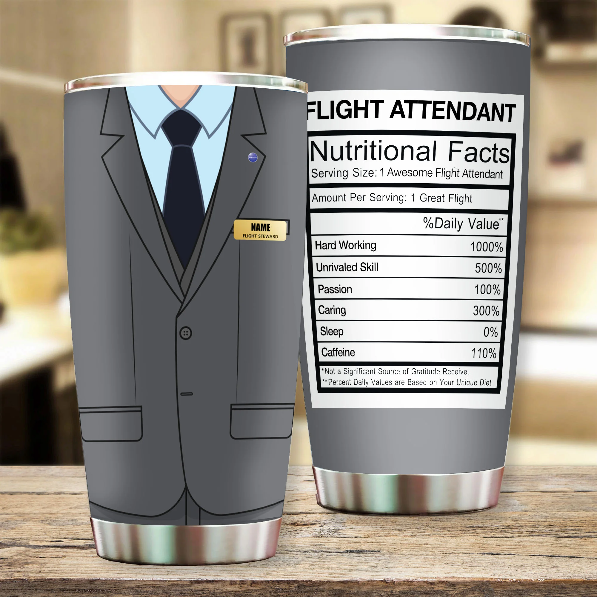 Malaysian Steward Flight Attendant Tumbler