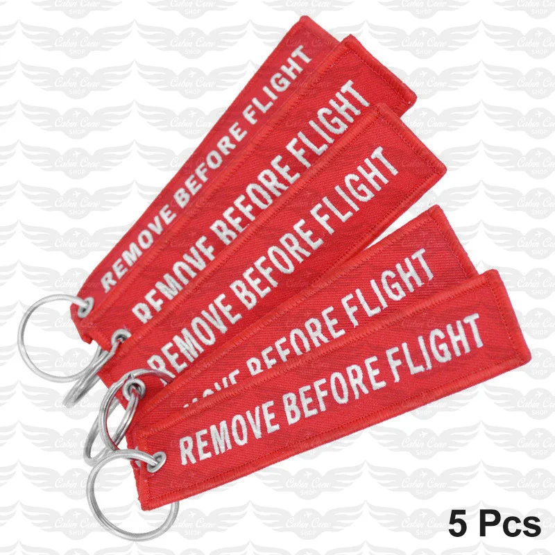 Remove Before Flight Aviation Key Chain