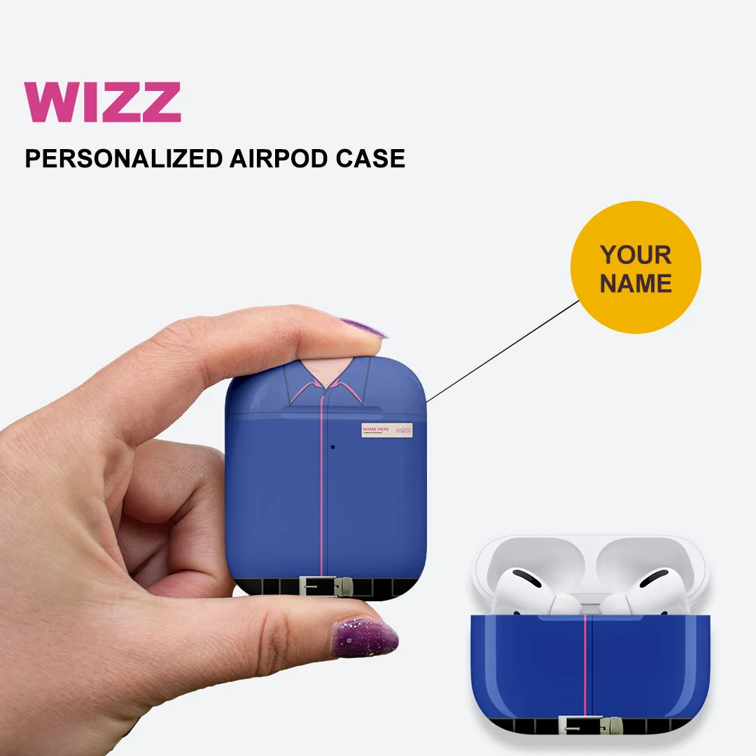 Wizz Male Cabin Crew Airpods Case