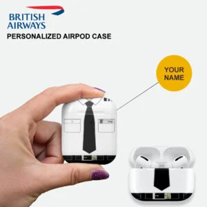 British Airways Pilot Cabin Crew Airpods Case