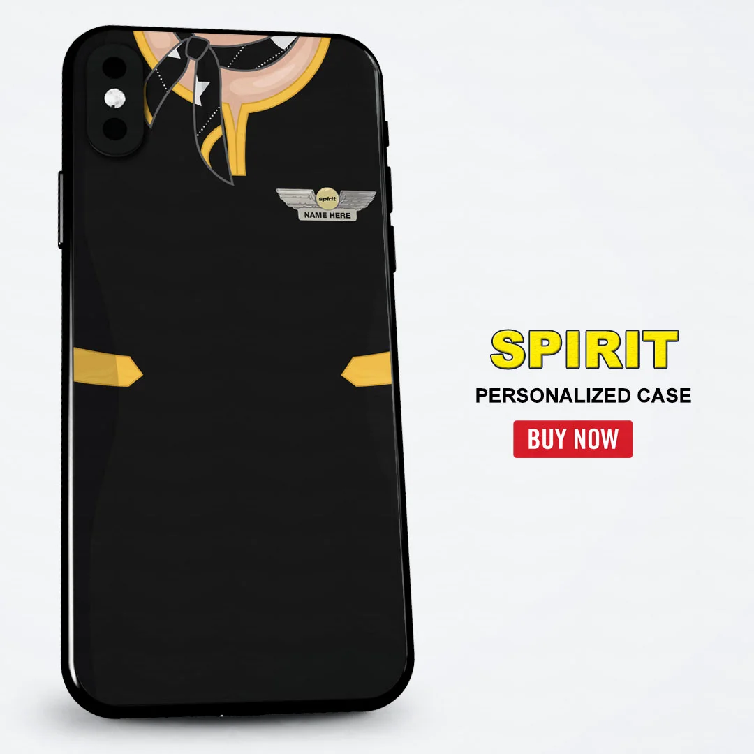 Spirit Flight Female Attendant Uniform Phone Case