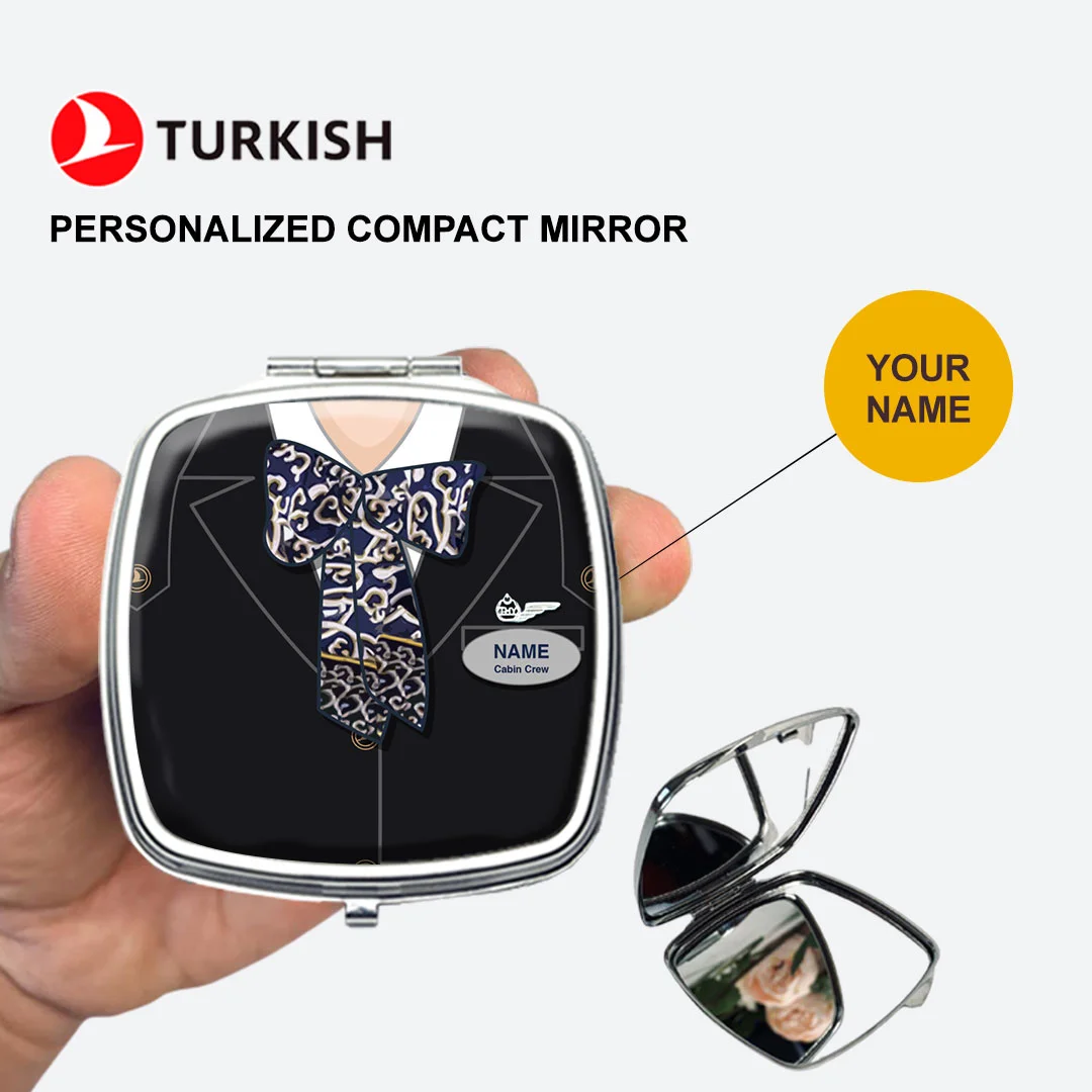 Turkish Airlines Female Cabin Crew Compact Mirror