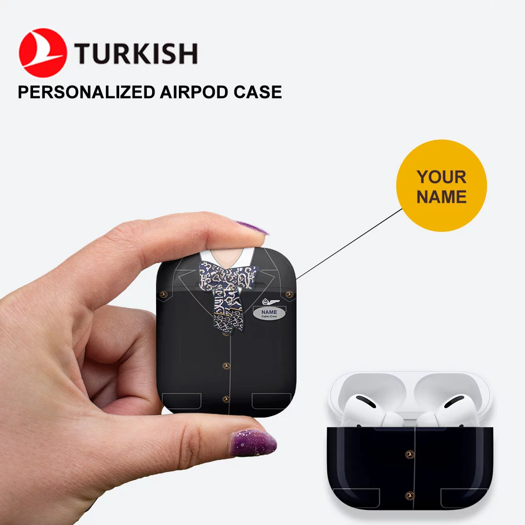 Turkish Airlines Female Cabin Crew Airpods Case
