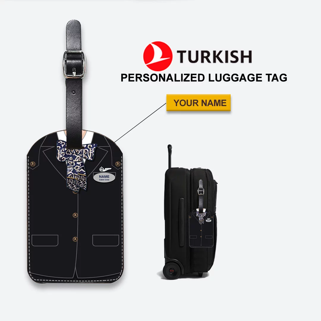 Turkish Airlines Female Cabin Crew Luggage Tag