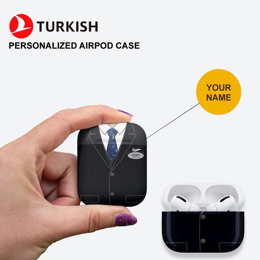Turkish Airlines Male Cabin Crew Airpods Case