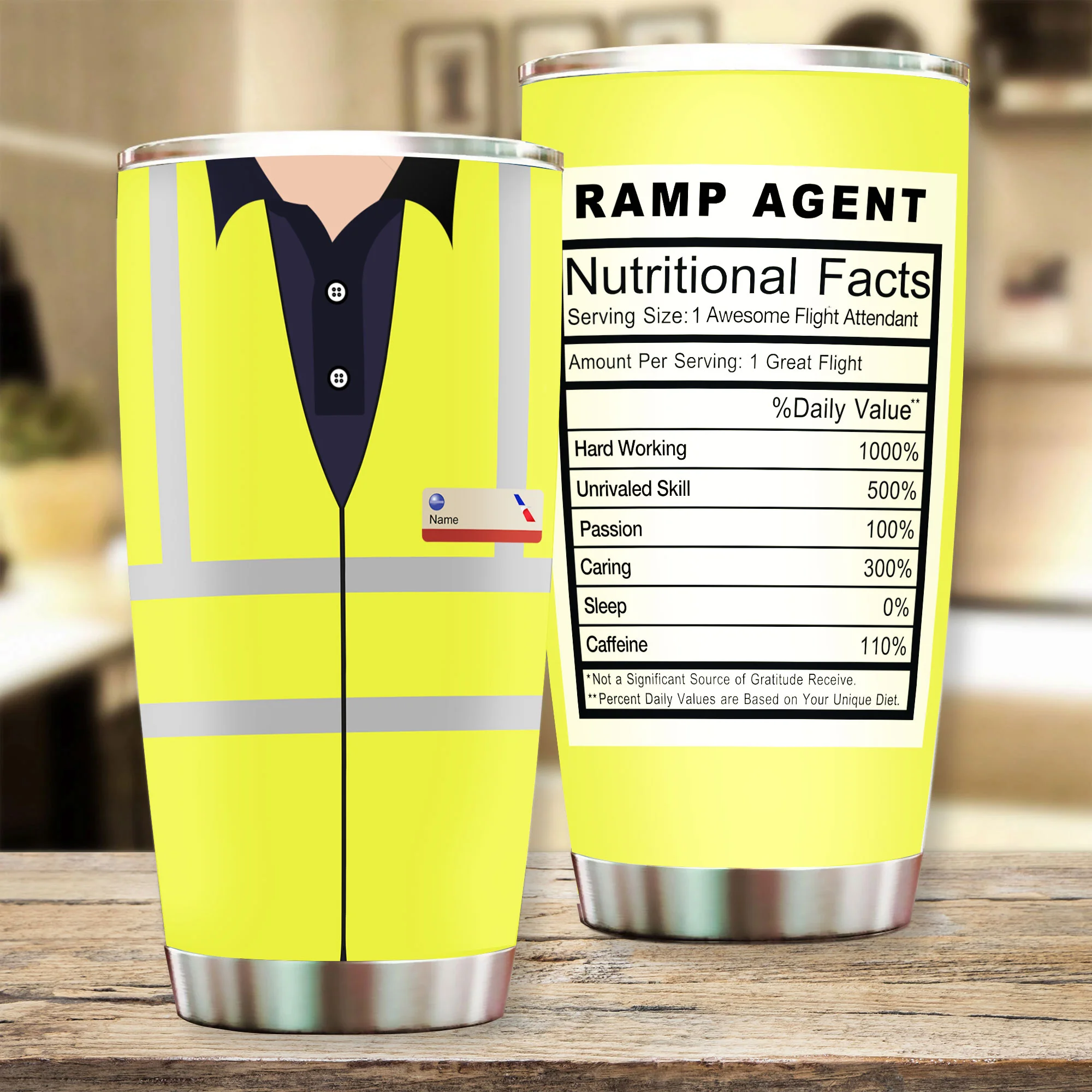 American Airlines Personalized Ramp Agent Tumbler