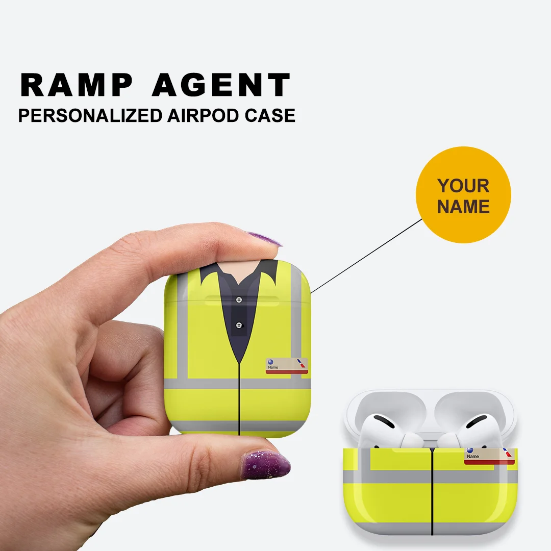 American Airlines Ramp Agent Airpods Case