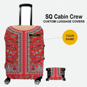 SQ Female Red Cabin Crew Uniform Luggage Cover