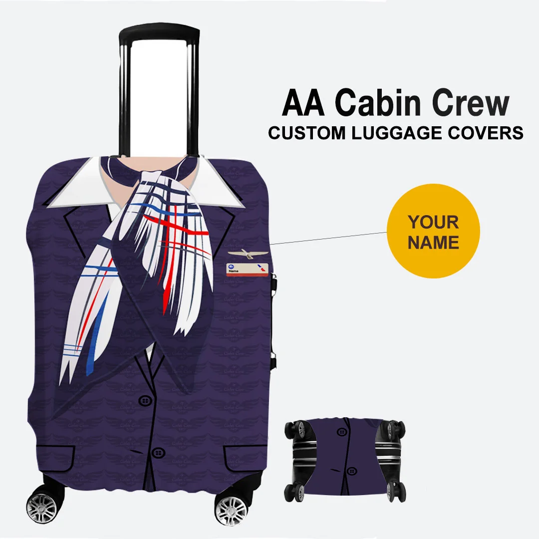 AA Female Cabin Crew Uniform Luggage Cover