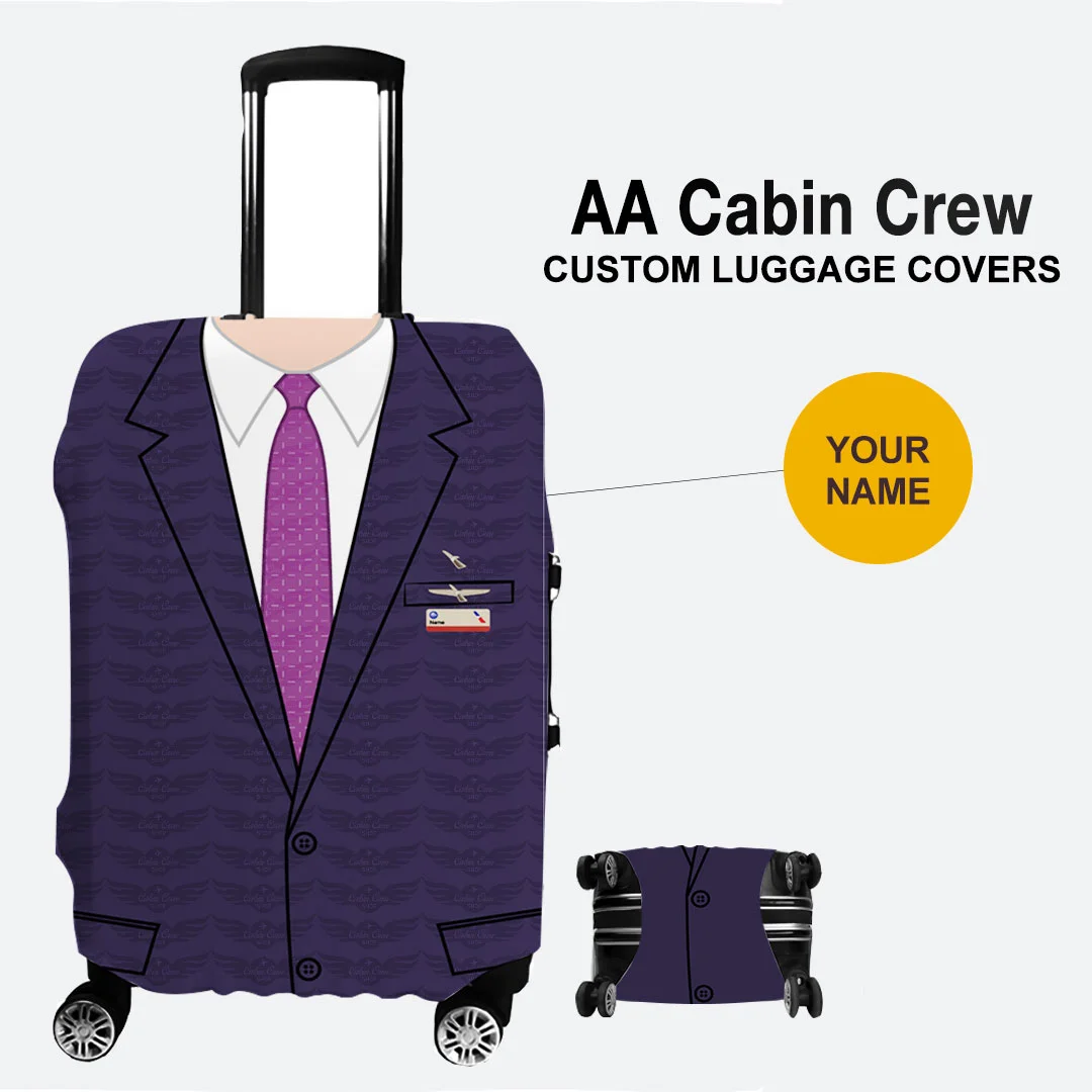 AA Male Cabin Crew Uniform Luggage Cover