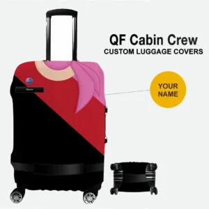 QF Female Cabin Crew Uniform Luggage Cover