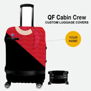 QF Female Cabin Manager Uniform Luggage Cover