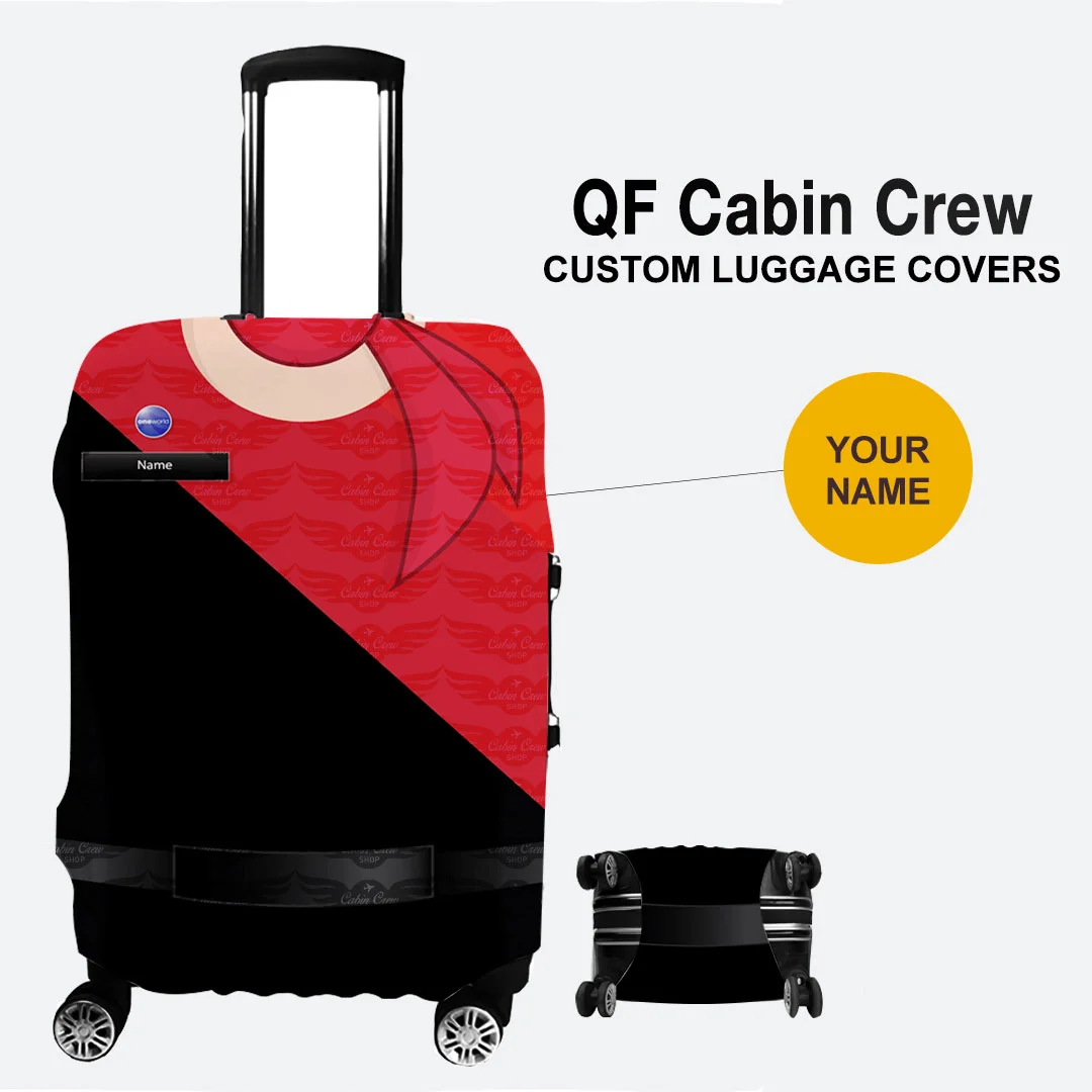 QF Female Cabin Manager Uniform Luggage Cover
