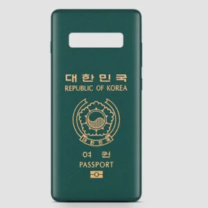 South Korea Passport Design Phone Case