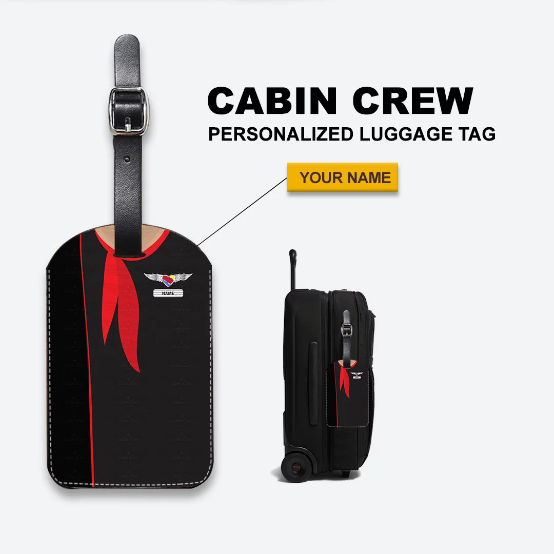 Southwest Airlines Female Black Cabin Crew Luggage Tag
