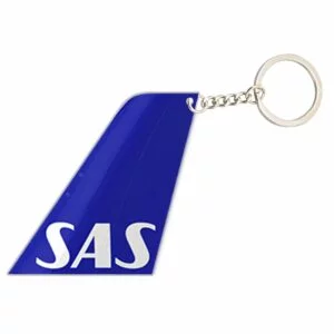 SAS Scandinavian Airlines Designed Tail Key Chains