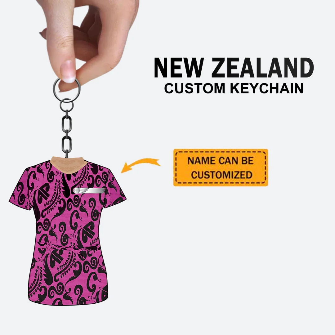NZ Female Custom Uniform Keychain