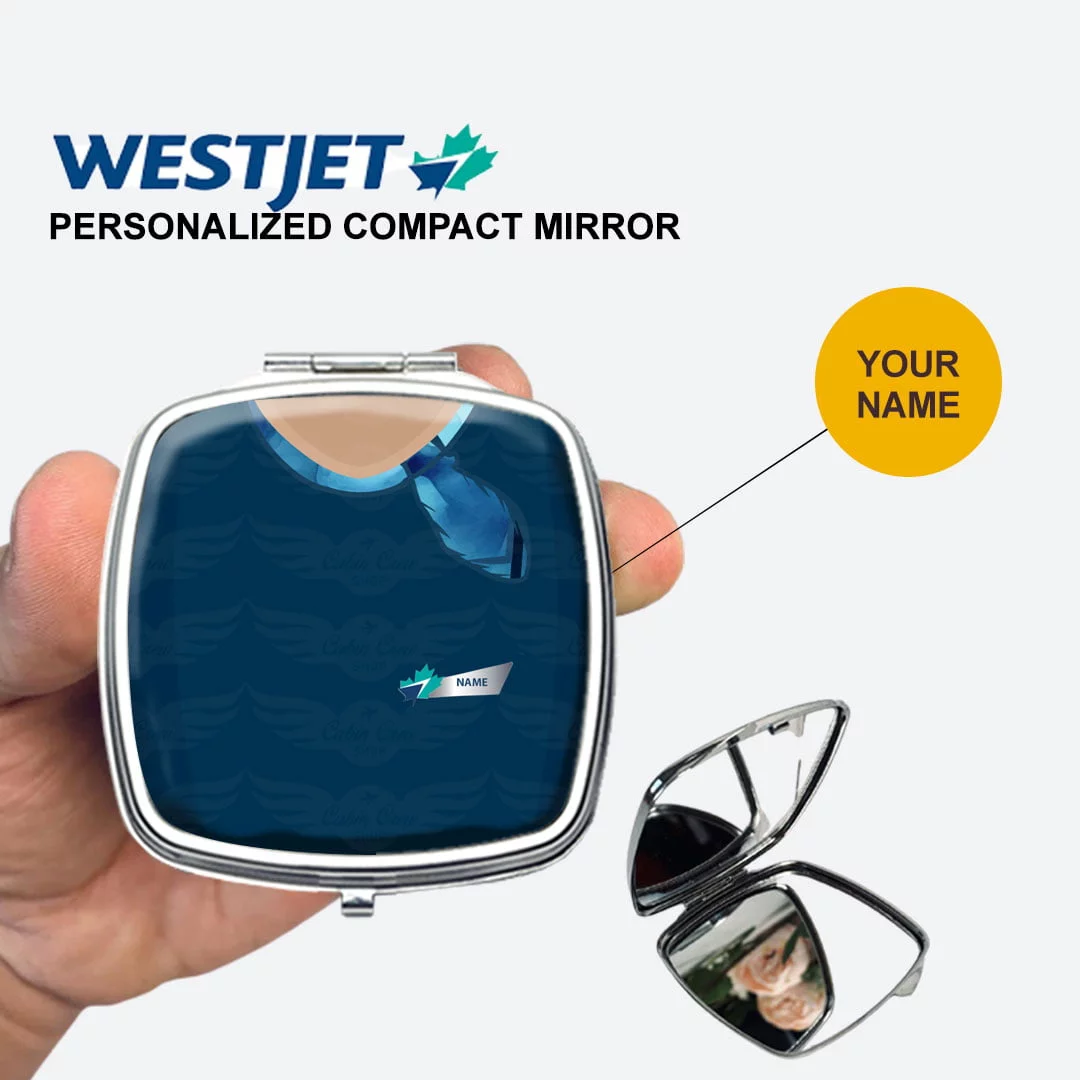Westjet Cabin Crew Compact Mirror