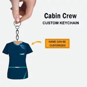 Westjet Custom Uniform Keychain