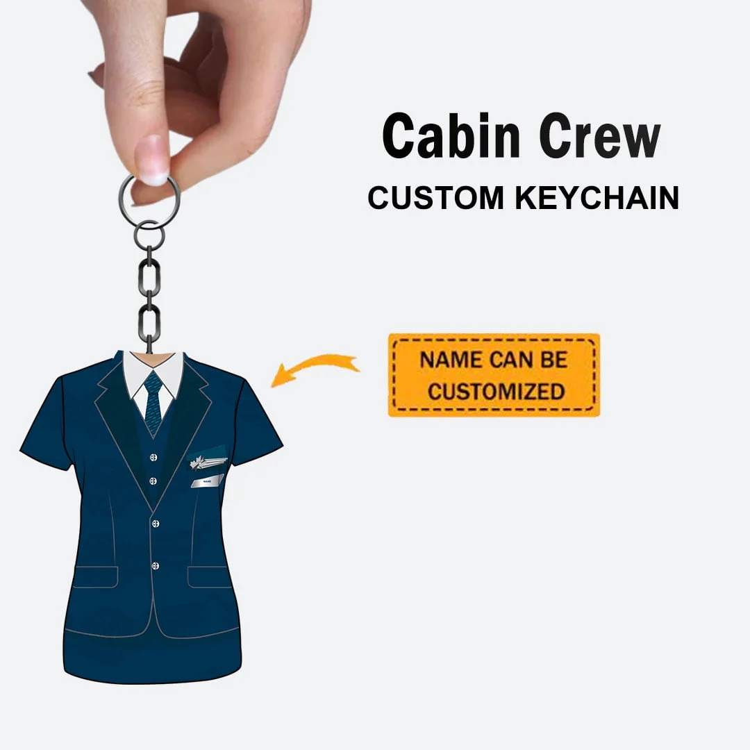 Westjet Male Custom Uniform Keychain
