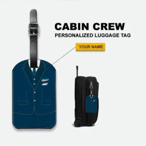 Westjet Male Cabin Crew uniform Luggage Tag