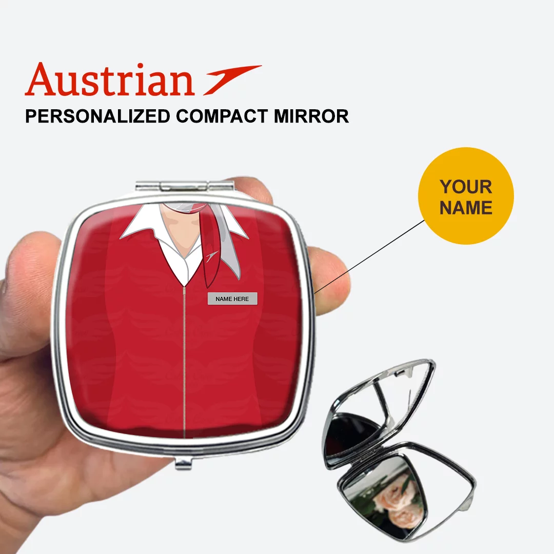 Austrian Cabin Crew Compact Mirror