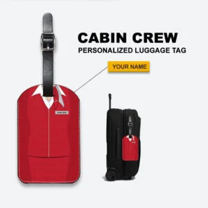 OS Female Cabin Crew Luggage Tag
