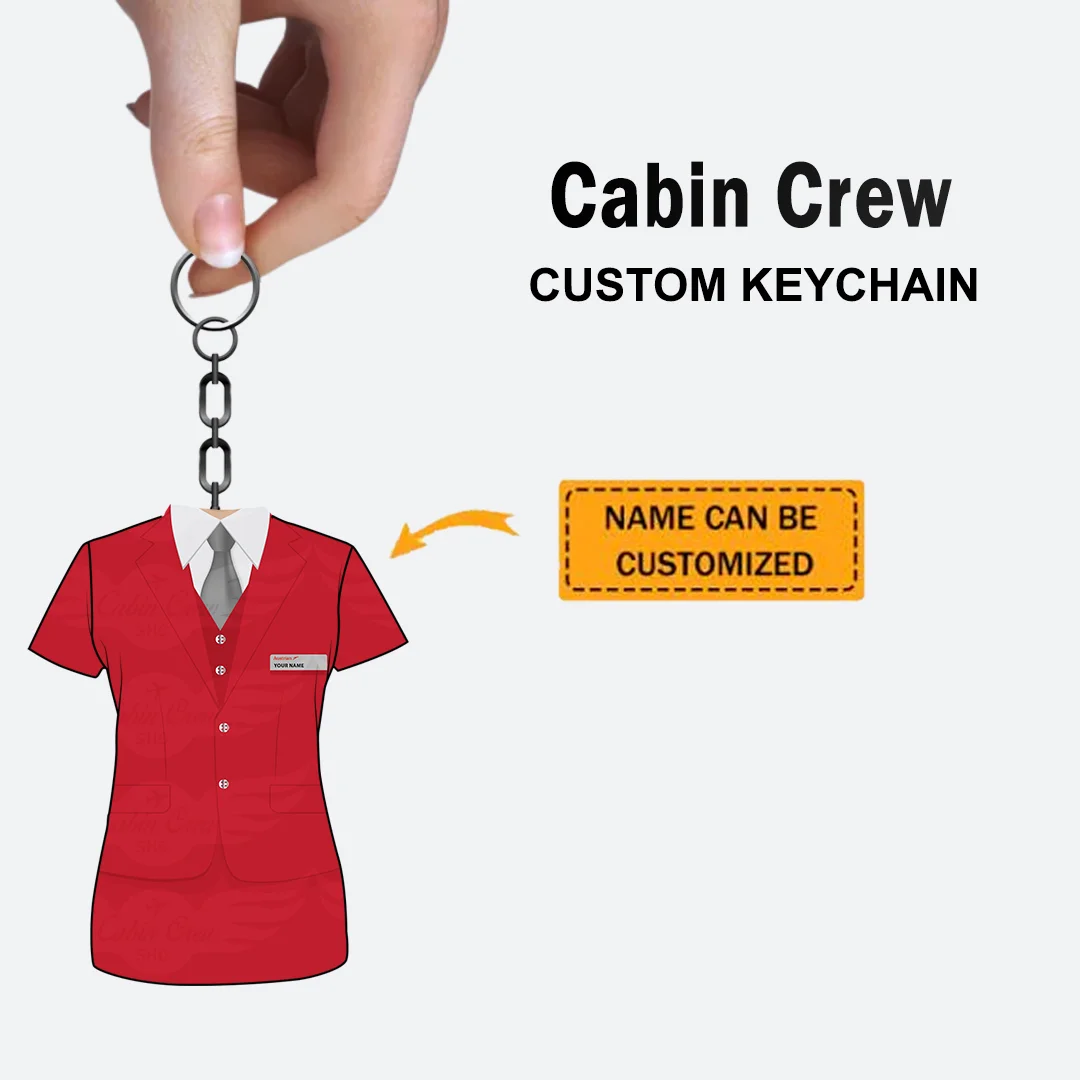 OS Male Custom Uniform Keychain