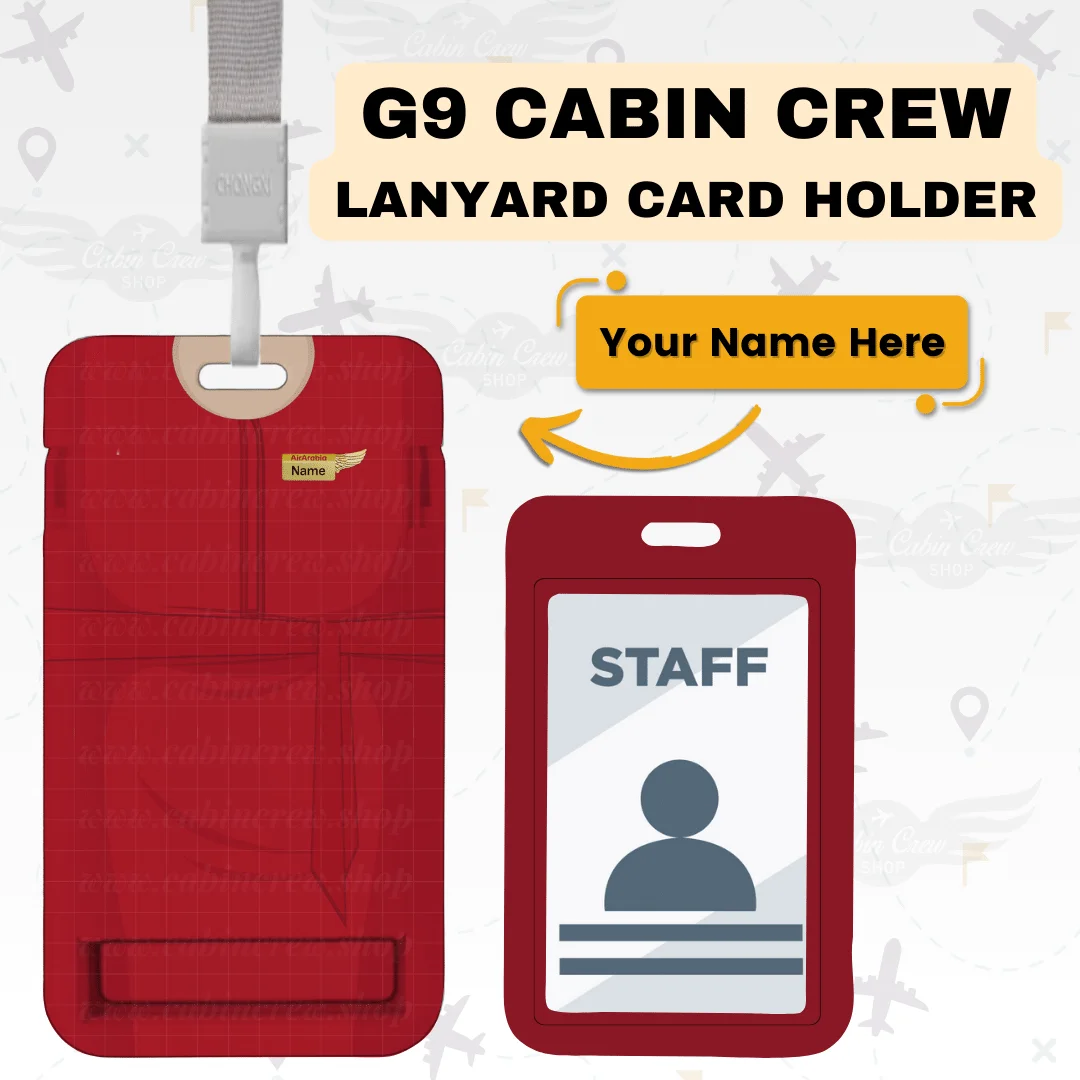 G9 Cabin Crew Lanyard & ID Holder - Image 2