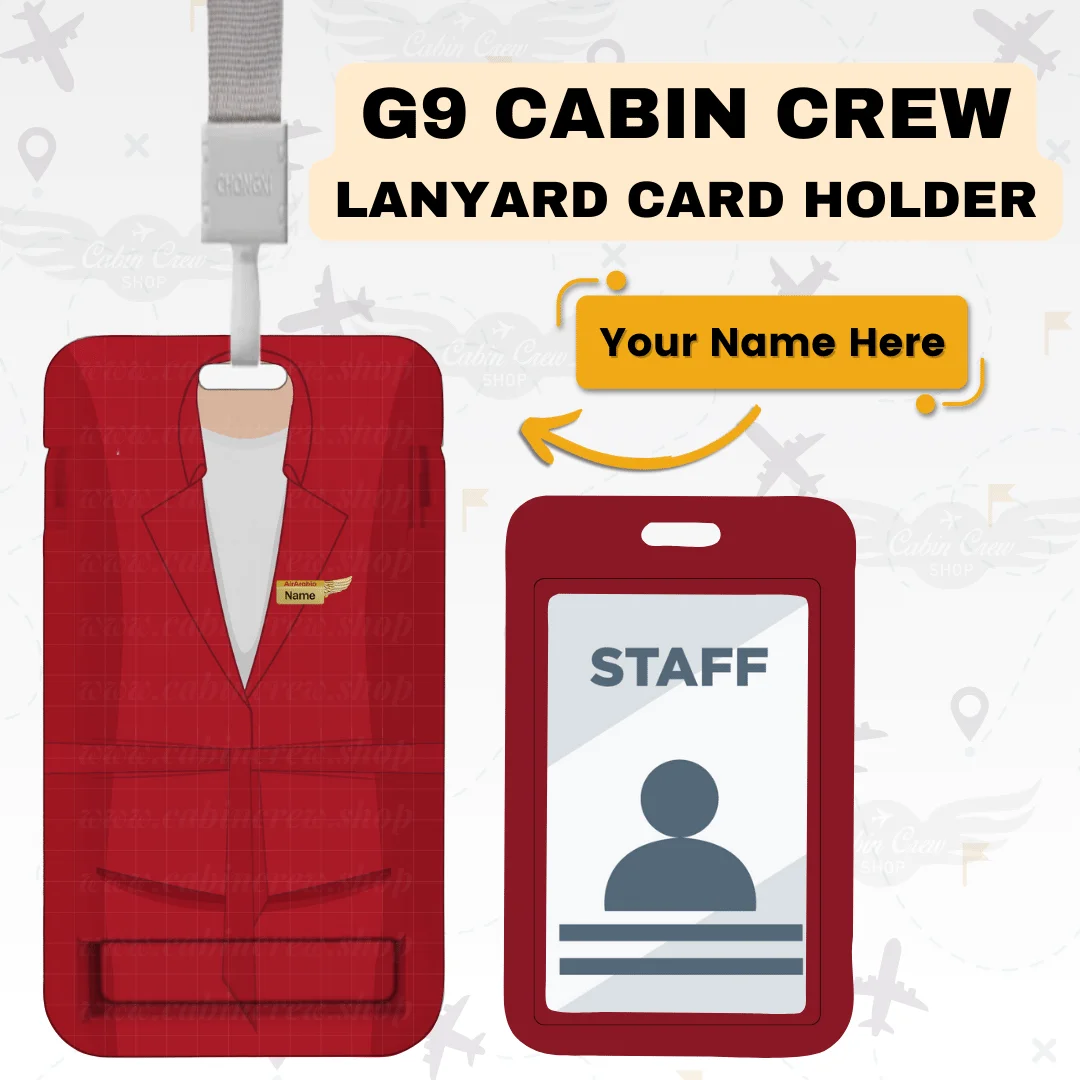 G9 Cabin Crew Lanyard & ID Holder