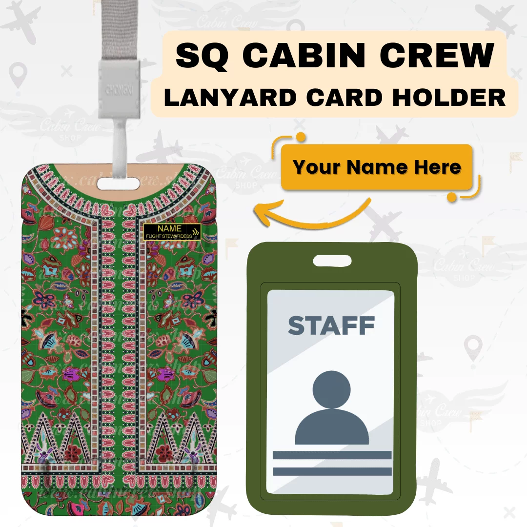 SQ Cabin Crew Lanyard & ID Holder - Image 3