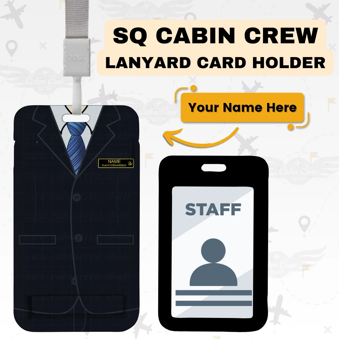 SQ Cabin Crew Lanyard & ID Holder - Image 2